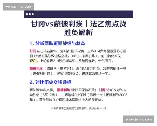 法甲焦点战巴黎圣日耳曼对阵甘冈赛前分析与看点全解读 法甲焦点战巴黎圣日耳曼对阵甘冈赛前分析与看点全解读